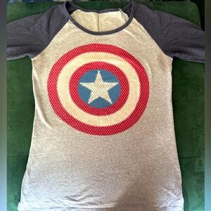 Captain America Raglan T-Shirt